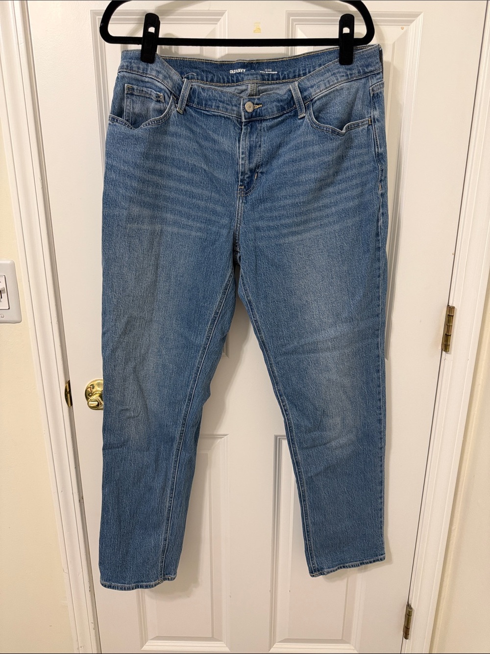 Old Navy Women's Light Blue Mid Rise WOW Boyfriend Jeans 14